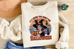Retro Cat mama Halloween Woman Sublimation PNG Design Product Image 3