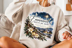 4 Christian Christmas PNG Designs, 4 Christian Inspirational Product Image 3