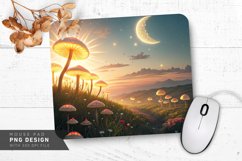 Mystical Radiant Scene Mouse Pad PNG Design Product Image 1
