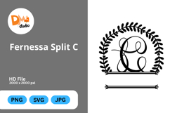 Fernessa Split Monogram Product Image 1