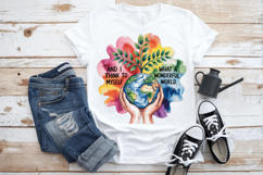 And I think to myself what a wonderful world PNG Sublimation Product Image 3