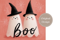 Kids Halloween Tumbler Wrap, Boo Halloween Sublimation Product Image 3