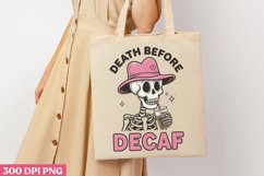Death before decaf PNG, Iced Coffee Me Product Image 3