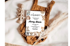 Baby Shower Invitation Template 322 Product Image 3