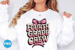 Fourth grade crew Back to School Png design, Back to school Product Image 3