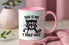 Raccoon With Sunglasses Drinking Coffee This Is My I Tried Product Image 3