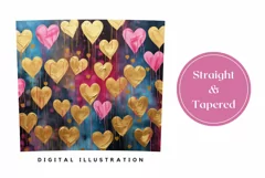Love Tumbler Design, Valentine's Day Sublimation Tumbler PNG Product Image 3