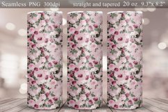 Floral Tumbler Sublimation Bundle | Roses Tumbler Wrap 20oz Product Image 4
