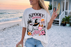 Funny Summerween PNG, Spooky Ghost Summer Sublimation Product Image 3