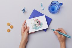 Fairy Unicorn Sublimation Clipart Bundle Product Image 3