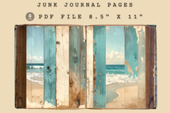 Coastal Junk Journal, Shabby Chic Beach Art Product Image 3
