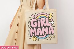 Girl mama PNG, Retro Mama Sublimation PNG Product Image 3