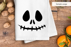 Skeleton Jack O Lantern Face SVG Product Image 3