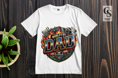 Rock Music Dad Clipart Sublimation PNG Product Image 3