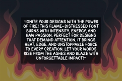 Flame Distressed Font Product Image 3