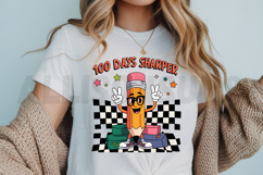 100 Days Sharper PNG, 100 Days of Learning Sublimation PNG Product Image 3