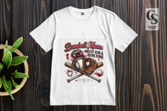 Baseball Dad Loud Proud Game Ready Sublimation PNG Product Image 3