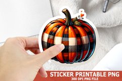 Pumpkin Howdy Sticker| Halloween Pumpkin Sticker Product Image 1