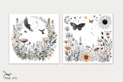 Boho Wildflowers Digital Paper Product Image 3