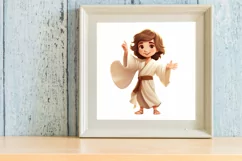 Child Jesus Clipart Png Design, Watercolor Clipart Product Image 3