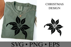 Christmas Flower Svg | Christmas svg | Shirt Svg Product Image 4