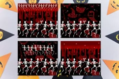 Funny Halloween | 8 Skinny tumbler sublimation designs, JPG Product Image 2