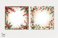Christmas digital paper, background clipart Product Image 3