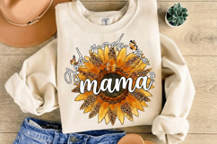 God made me a Mama PNG sublimation | Mother's Day PNG T-Shir Product Image 10
