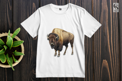 Watercolor Bison Buffalo Clipart Sublimation PNG Product Image 2