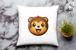 Cute Brown Bear Clipart Sublimation PNG Product Image 3