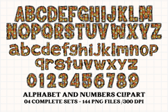 Fall Autumn Alphabet png clipart, fall autumn letters doodle Product Image 3