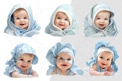 Set of 30 cute Babies, close up, smile Baby, Illustration, P Product Image 5