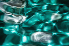 Shiny Teal Water Reflection Texture Background with Fluid Product Image 1