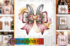 Elegant TSHIRT PNG Designs, Easter Bow Product Image 1
