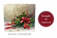 Watercolor Christmas Tumbler, Christmas Sublimation Tumbler Product Image 3