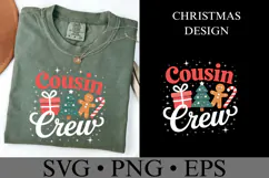 Cousin Crew Svg | Christmas svg | Shirt Svg Product Image 3