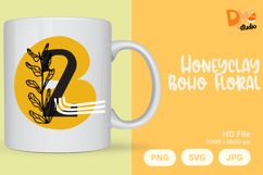 Honeyclay Boho Floral Monogram Product Image 1