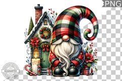 Christmas Gnome Sublimation - Clipart PNG Design Product Image 1