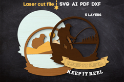 Fishing SVG laser cut files for Glowforge Product Image 3