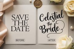 Celestial Bride Font Romantic Wedding Script for Invitations Product Image 3