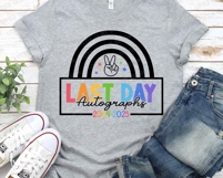 Last day Autographs SVG, Last Day of School, Gift for Kids Product Image 3
