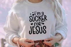 I'm a sucker for jesus SVG, Valentine Christian SVG Product Image 3