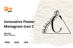 Innovative Flower Monogram Icon Product Image 1