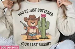 You've just buttered PNG, Funny Animal Sublimation PNG Product Image 1