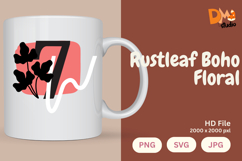 Rustleaf Boho Floral Monogram Product Image 1