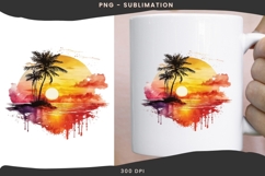 Sunset png design for T-shirts Product Image 3