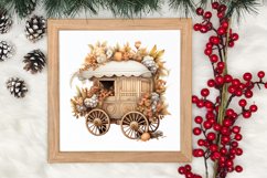 Cozy Boho Christmas Sublimation Clipart, Christmas PNG Product Image 3