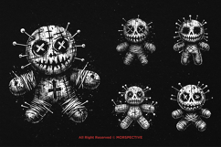10 Bundle Dark Art Voodoo Doll Mystical Black Magic Occult Product Image 5