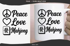 Mahjong quote png design for T-shirts Product Image 2