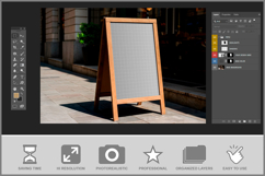 Menu Board Mockup Product Image 3